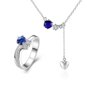 Silver Designer Jewelry Set LSS671