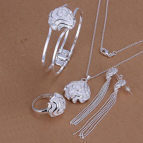 Silver Designer Jewelry Set LSS269