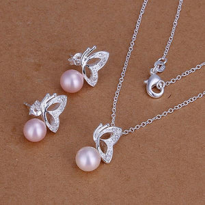 Silver Designer Jewelry Set LSS197