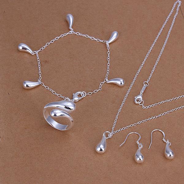 Silver Designer Jewelry Set LSS224