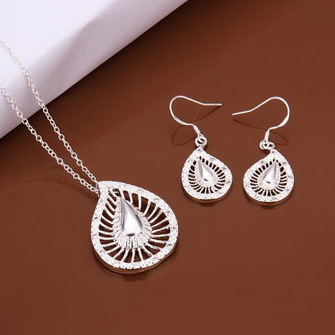 Silver Designer Jewelry Set LSS473