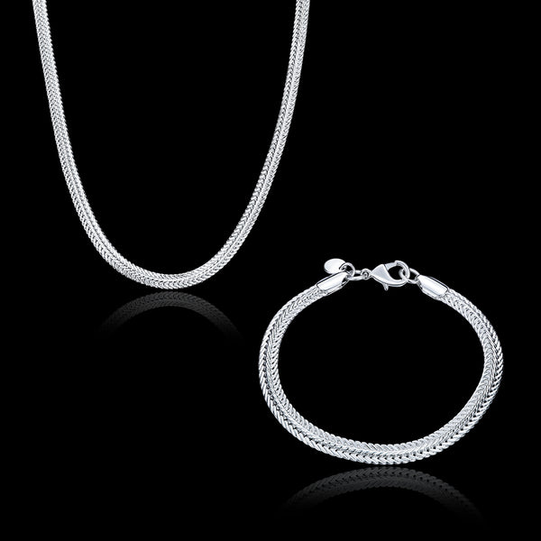 Silver Designer Jewelry Set LSSPCS867