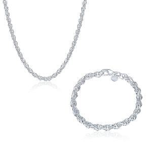 Silver Designer Jewelry Set LSSPCS865