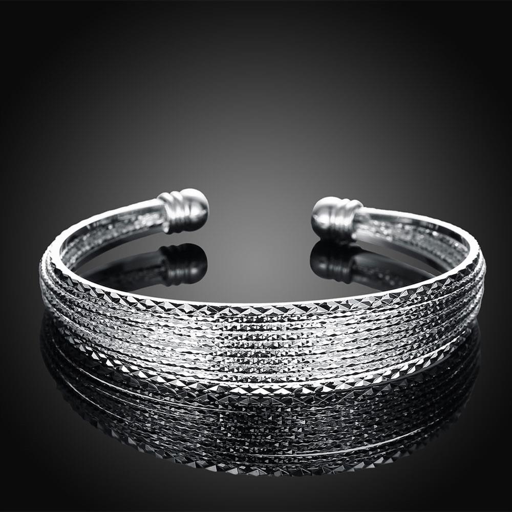 Silver Bangle LSB145 SGS – Lucky Silver