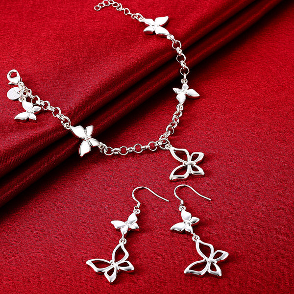Silver Designer Jewelry Set LSSPCS903