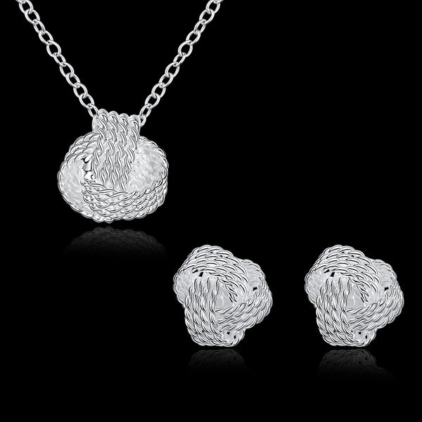 Silver Designer Jewelry Set LSSPCS812