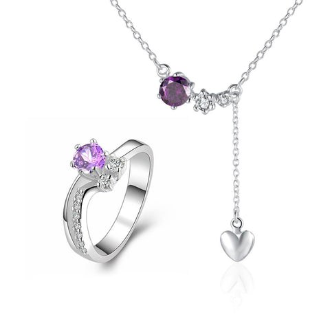 Silver Designer Jewelry Set LSS671