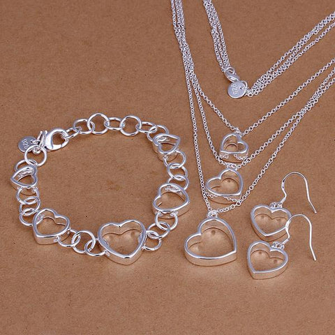 Silver Designer Jewelry Set LSS149