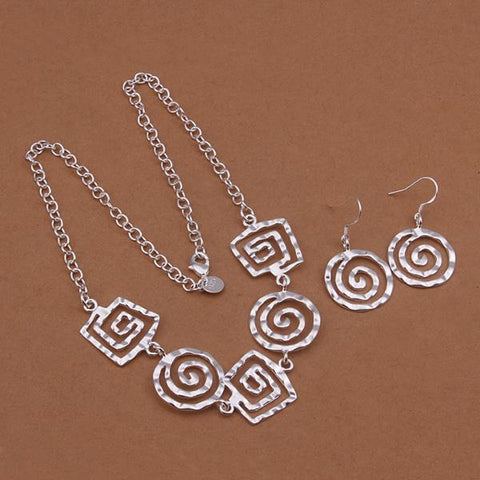 Silver Designer Jewelry Set LSS429