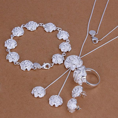 Silver Designer Jewelry Set LSS271
