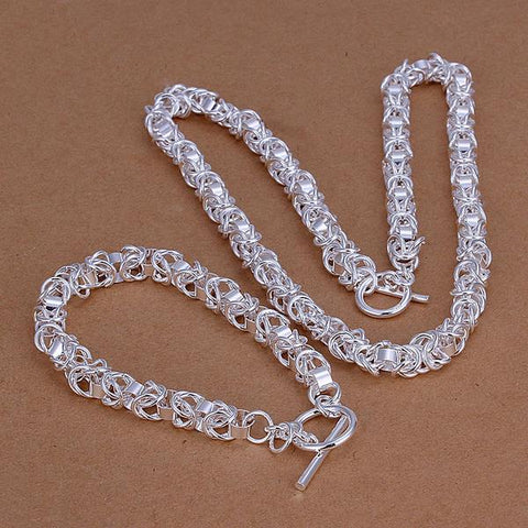 Silver Designer Jewelry Set S049