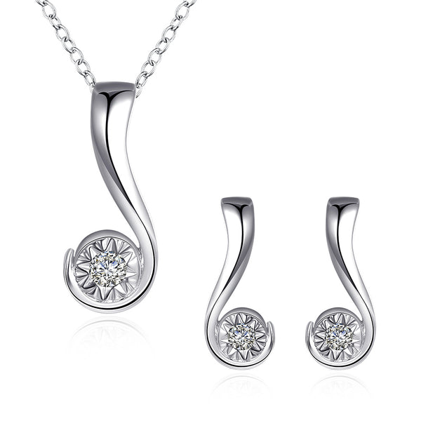 Silver Designer Jewelry Set LSSPCS849