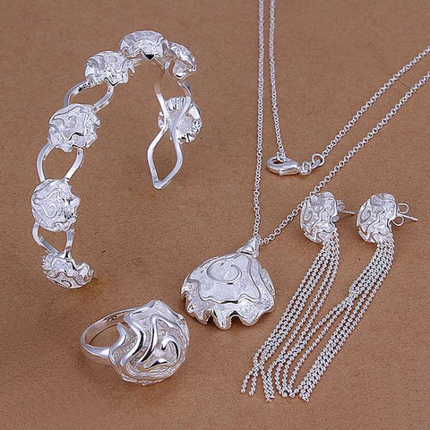 Silver Designer Jewelry Set LSS295