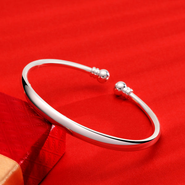 Silver Designer Bangle LSLKNSPCB281 SGS