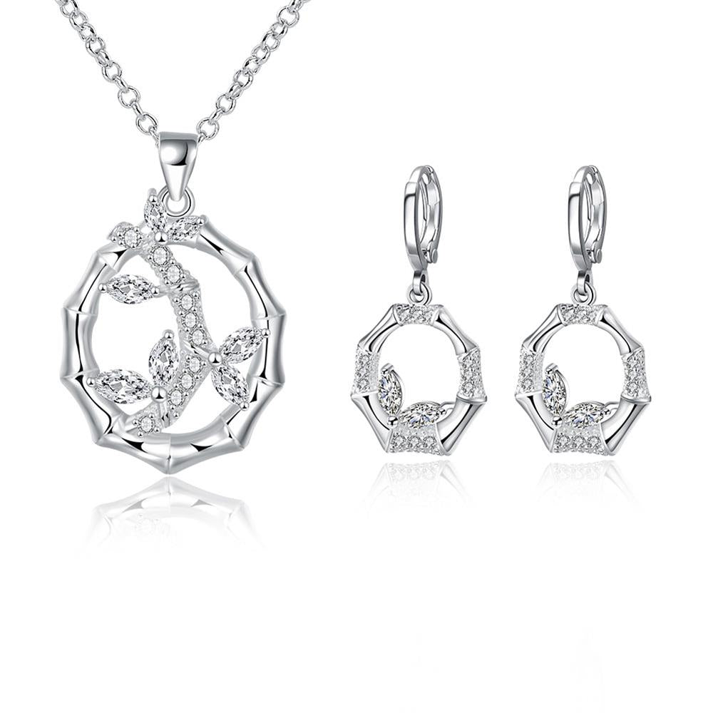 Silver Designer Jewelry Set LSS840