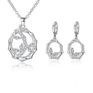 Silver Designer Jewelry Set LSS840