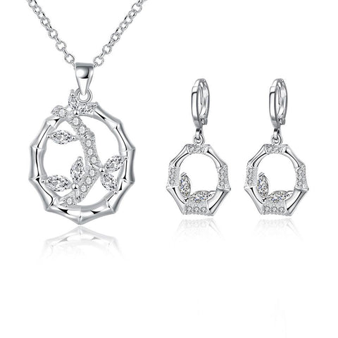 Silver Designer Jewelry Set LSS840