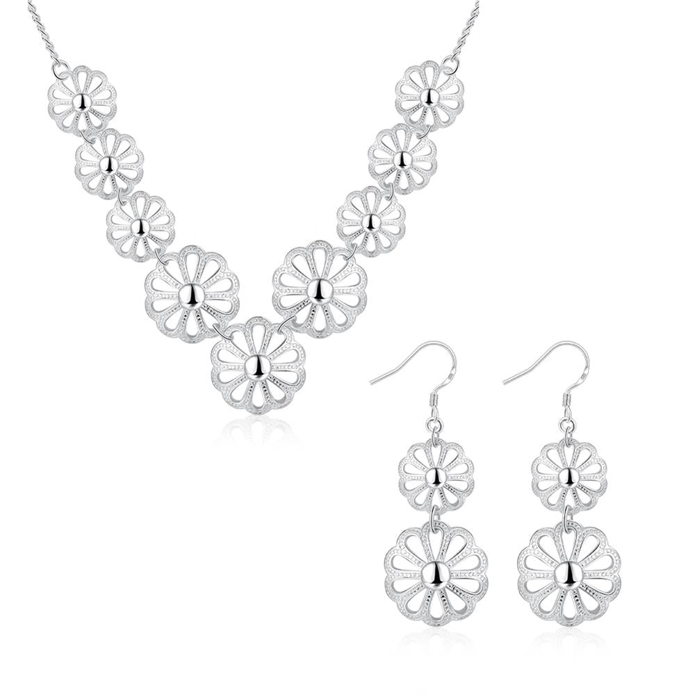 Silver Designer Jewelry Set LSS821