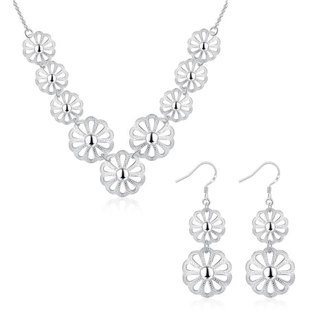 Silver Designer Jewelry Set LSS820
