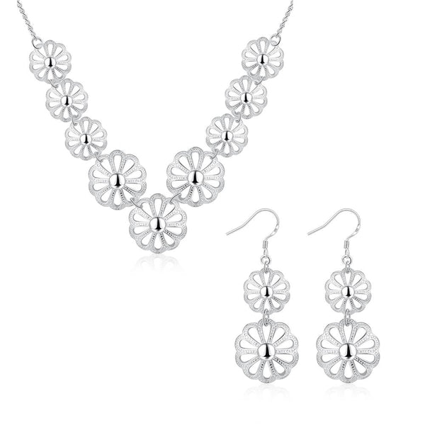 Silver Designer Jewelry Set LSS821