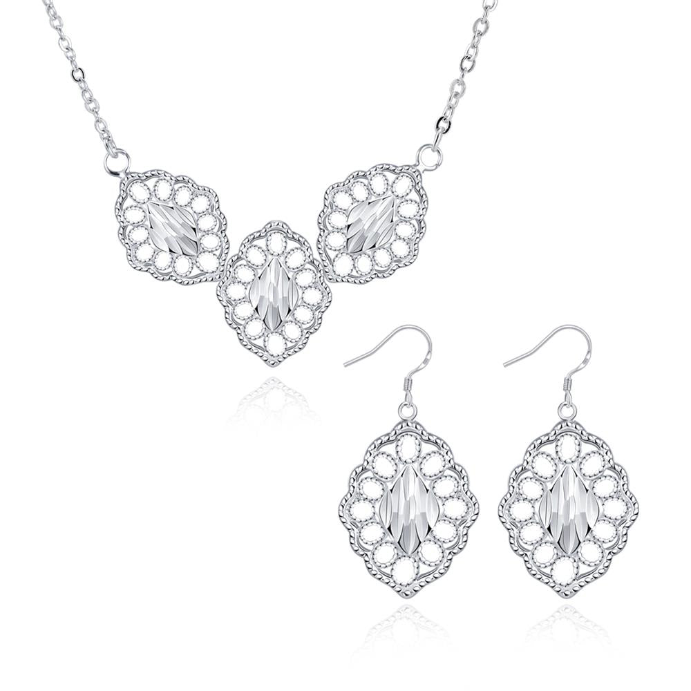 Silver Designer Jewelry Set LSS805