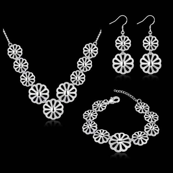 Silver Designer Jewelry Set LSS819