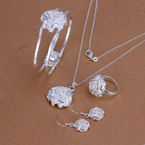Silver Designer Jewelry Set LSS243