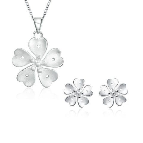 Silver Designer Jewelry Set LSS799