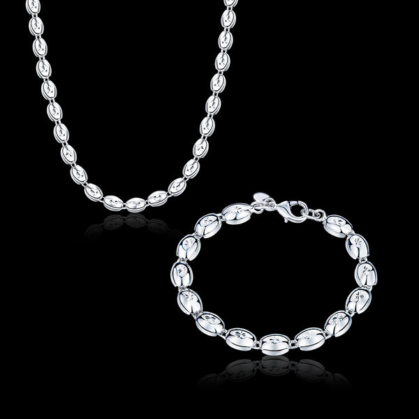 Silver Designer Jewelry Set LSSPCS862