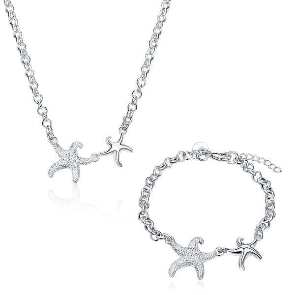 Silver Designer Jewelry Set LSSPCS911