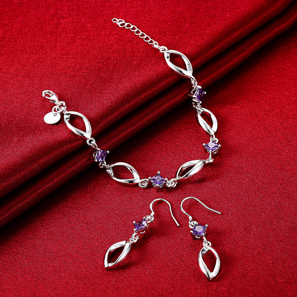 Silver Designer Jewelry Set LSSPCS901