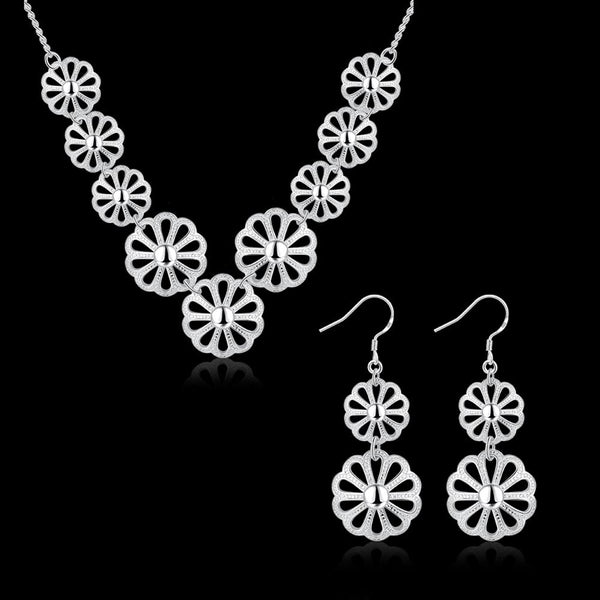 Silver Designer Jewelry Set LSS821