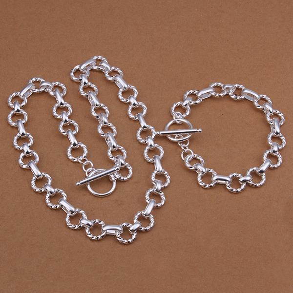 Silver Designer Jewelry Set LSS421