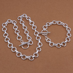 Silver Designer Jewelry Set LSS421