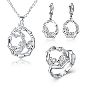 Silver Designer Jewelry Set LSS839