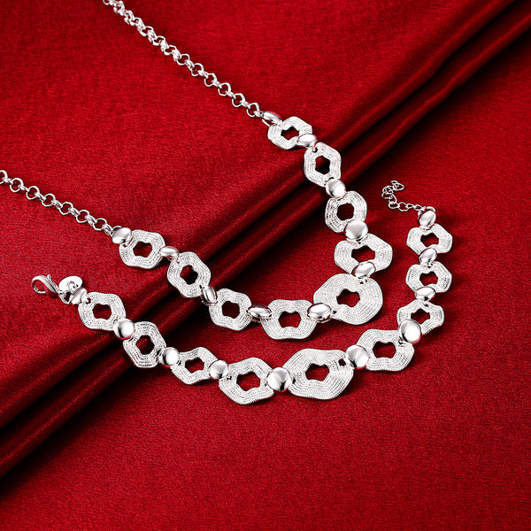 Silver Designer Jewelry Set LSSPCS893