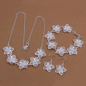 Silver Designer Jewelry Set LSS450