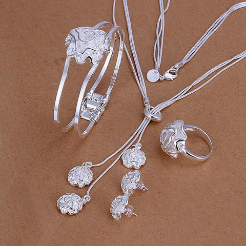 Silver Designer Jewelry Set LSS294