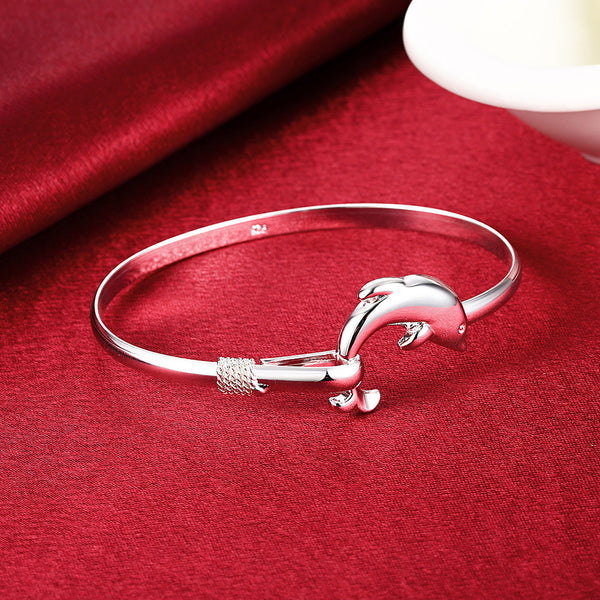 Silver Designer Bangle LSSPCB178