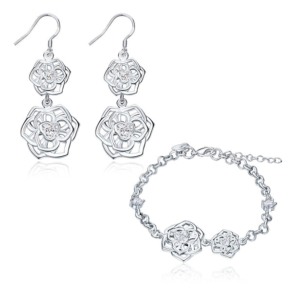 Silver Designer Jewelry Set LSSPCS904