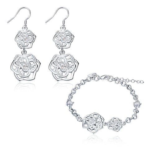 Silver Designer Jewelry Set LSSPCS904