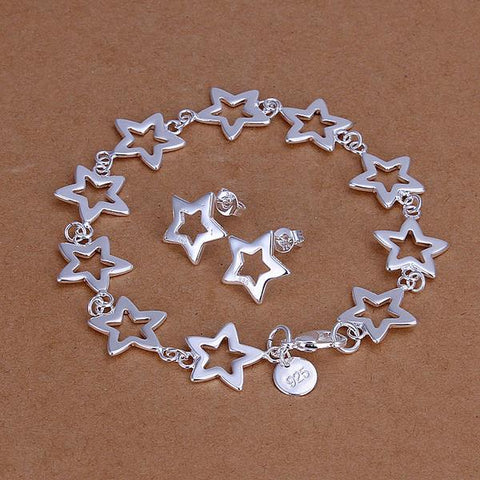 Silver Designer Jewelry Set LSS146