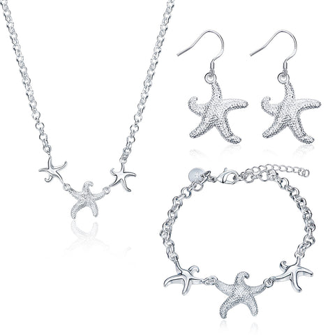 Silver Designer Jewelry Set LSSPCS908