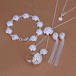Silver Designer Jewelry Set LSS323