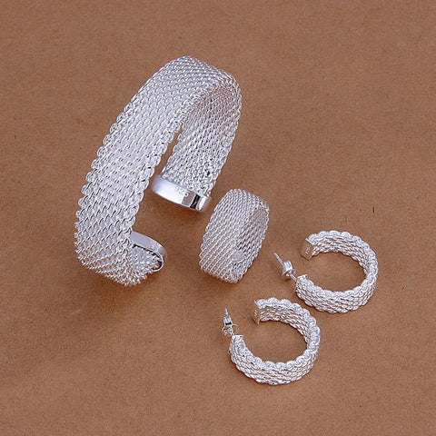 Silver Designer Jewelry Set LSS275
