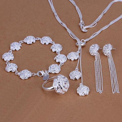 Silver Designer Jewelry Set LSS241