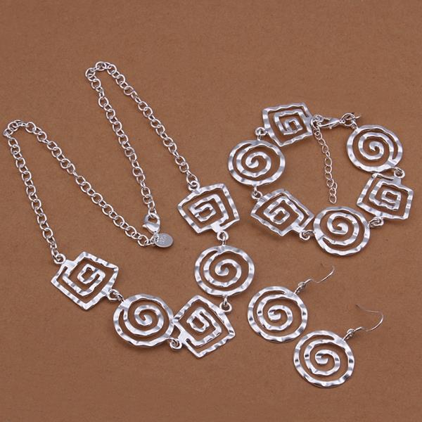 Silver Designer Jewelry Set LSS430