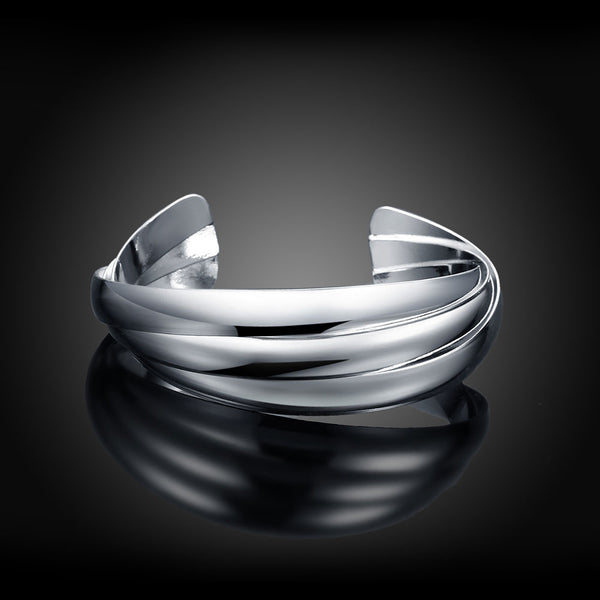 Silver Designer Bangle LSB044 SGS