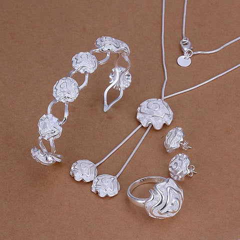 Silver Designer Jewelry Set LSS246