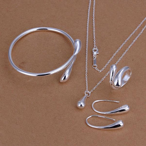 Silver Designer Jewelry Set LSS222